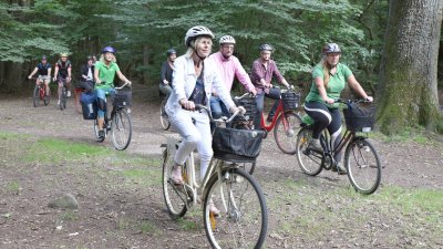 Flera cyklister i Eslövs allmä'nning