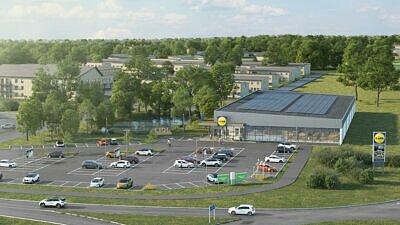 Tack vare åtgärder för att skydda den större vattensalamndern har Lidl fått ja till att bygga butik vid Flygstaden.