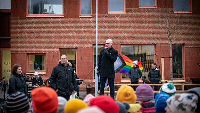 Invigning av tillbyggnaden av Norrevångskolan.