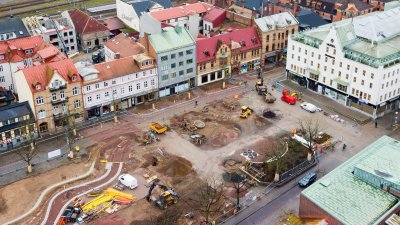 Stora torg i februari 2020