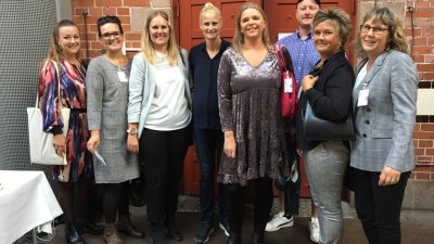 Foto på de nominerade och Carolina Klüft.