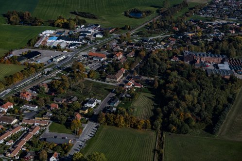 Flygbild över Marieholm