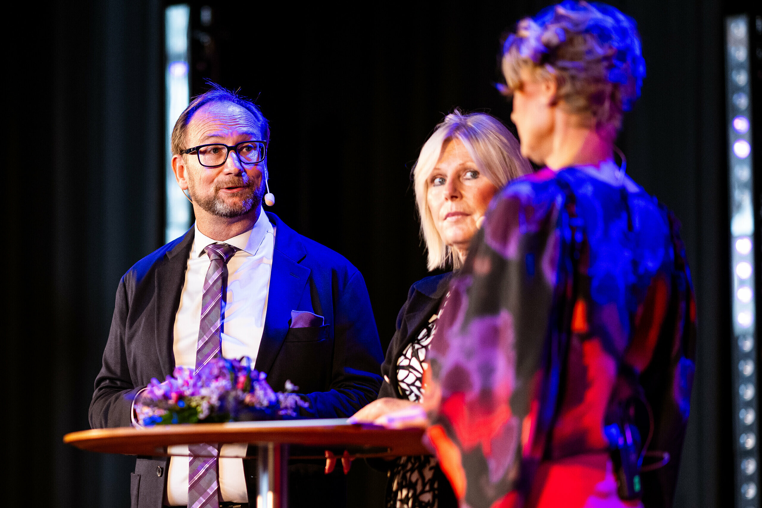 Johan Andersson och Eva Hallberg på Näringslivsdagarna 2023.