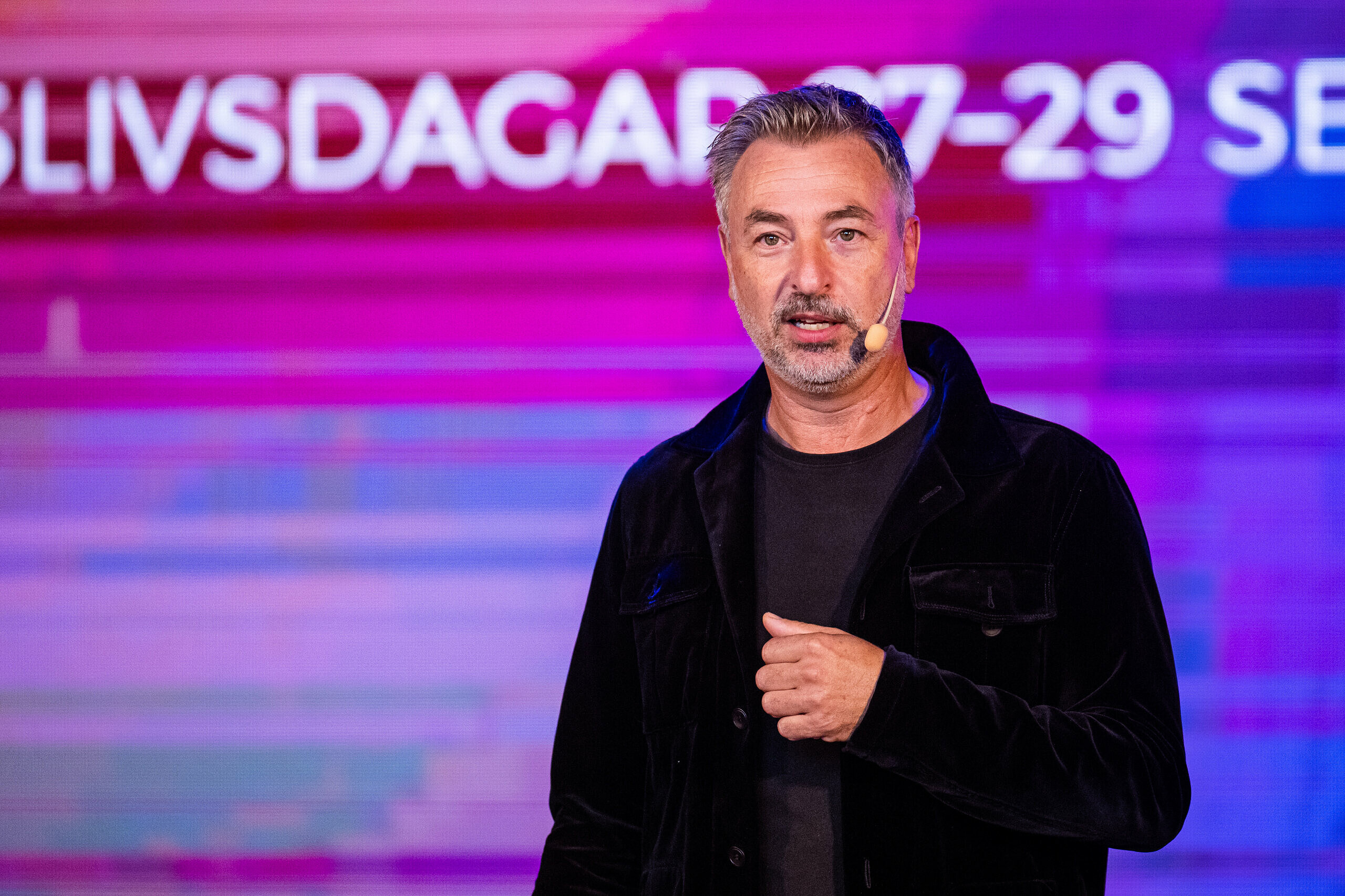 Tarek Taylor föreläste under Därför: Eslöv 2023.