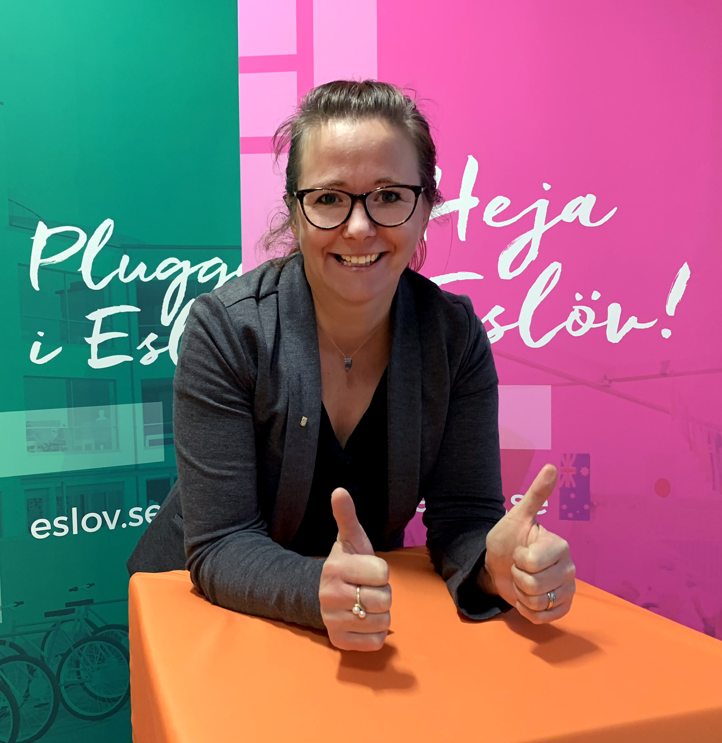 Anna Nordén Eslövs mycket nöjda HR-chef.