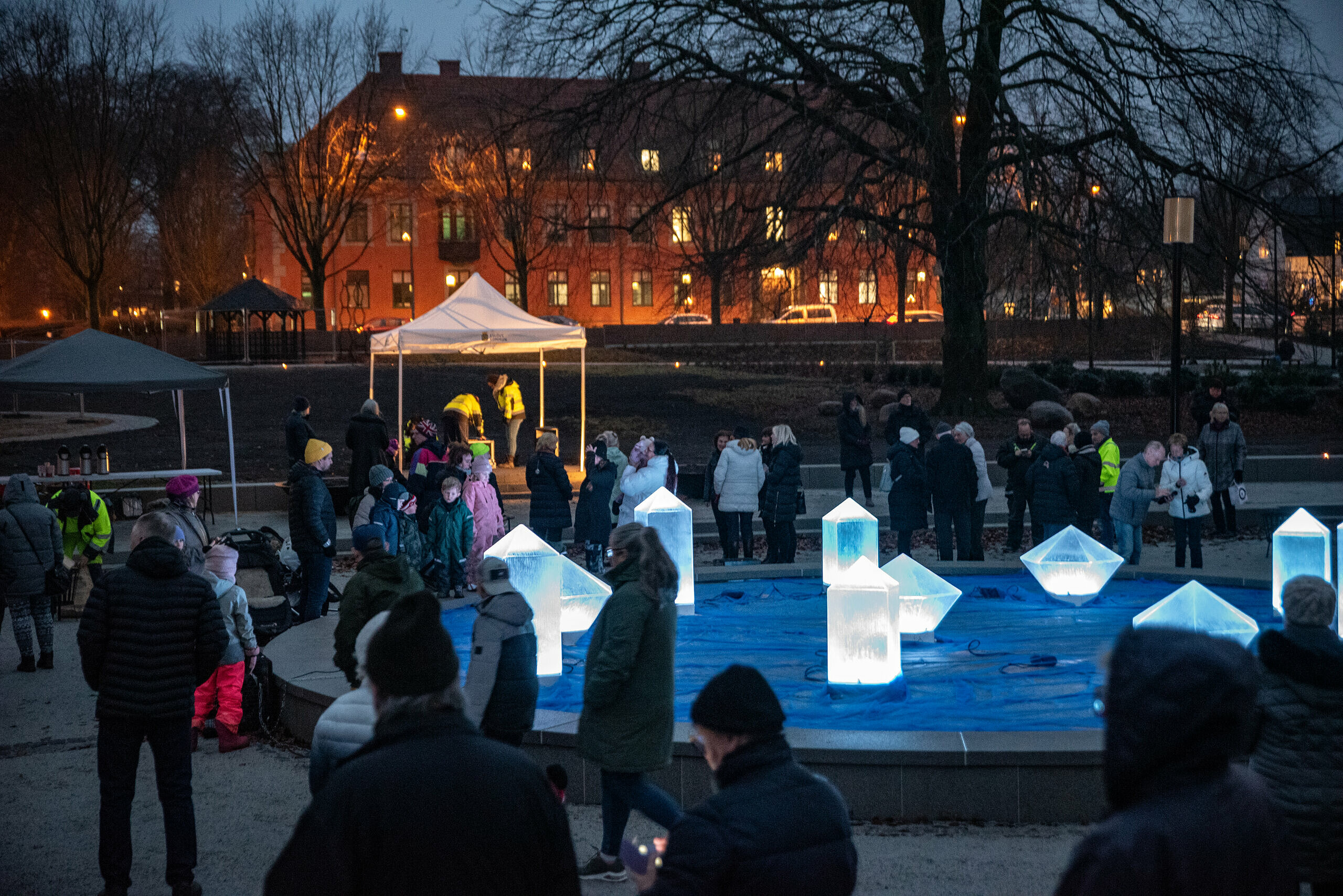 Invigning Stadsparken i Eslöv.