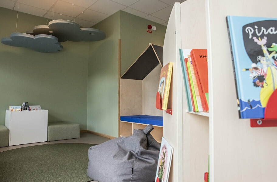 Förskolebibliotek på Violens förskola